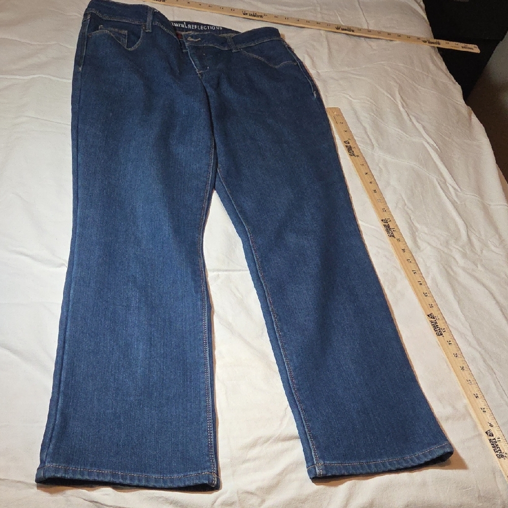 Natural Reflections Timeless Denim Straight Leg Winter Jeans